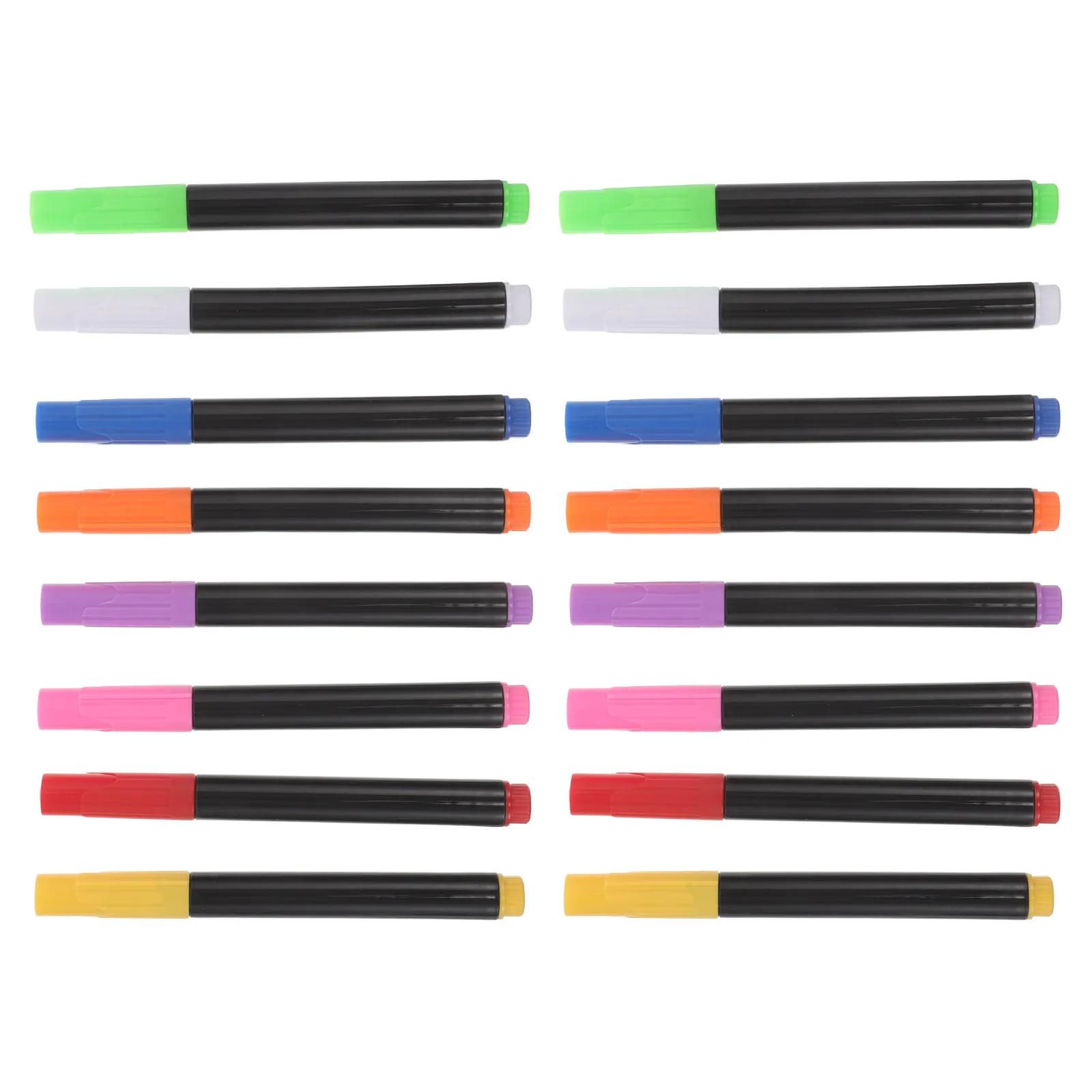 16Pcs Water-Soluble Dry Erase Markers for Glass Acrylic Boards Neon Liquid Chalk Pens Quick-Drying Erasable Classroom Office
16Pcs Water-Soluble Dry Erase Markers for Glass Acrylic Boards Neon Liquid Chalk Pens Quick-Drying Erasable Classroom Office