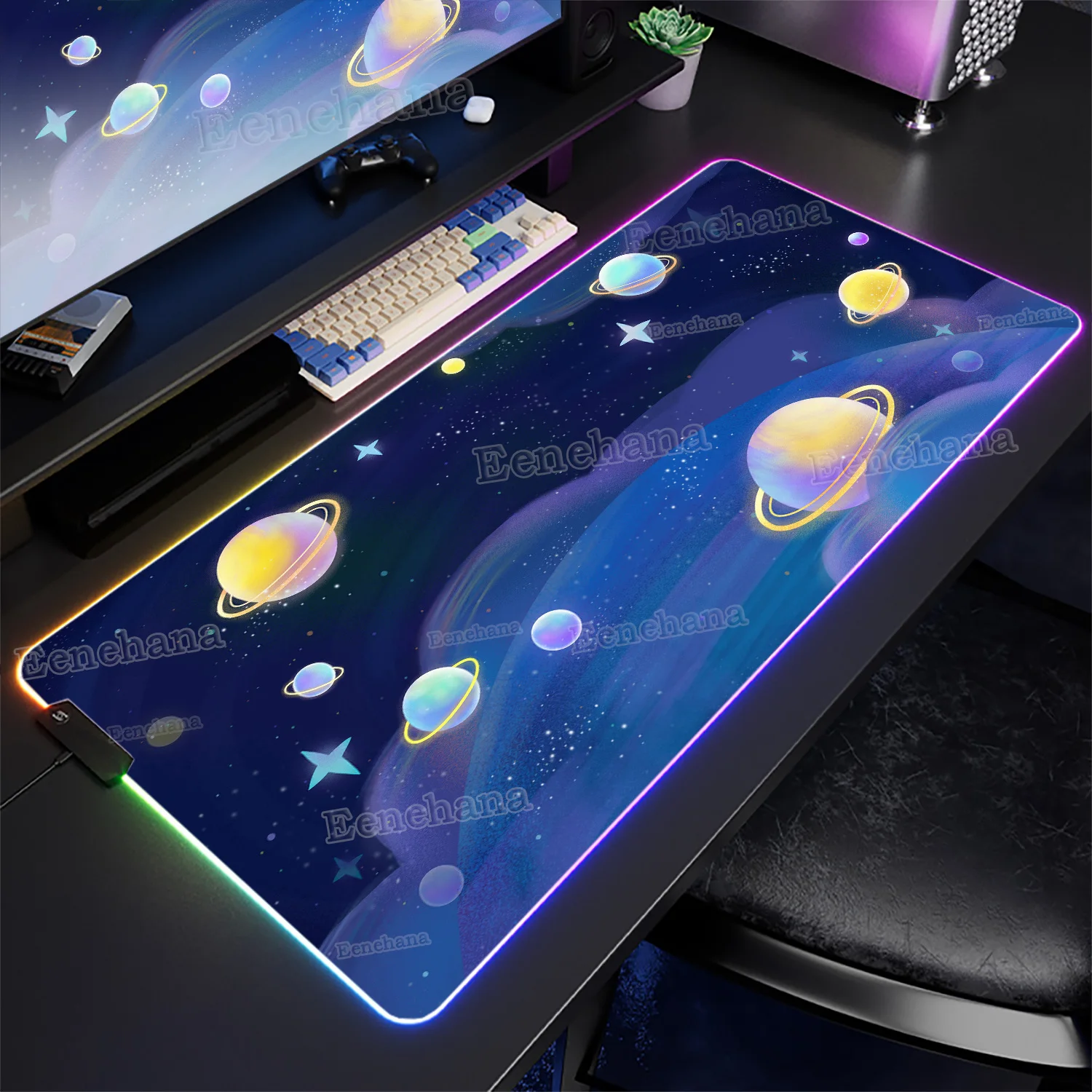 RGB Cosmic Planet Большой коврик для мыши Planetary Universe Подсветка ПК Игровые аксессуары Светодиодная клавиатура Ноутбук Аниме Геймер XXL DeskMat
RGB Cosmic Planet Большой коврик для мыши Planetary Universe Подсветка ПК Игровые аксессуары Светодиодная клавиатура Ноутбук Аниме Геймер XXL DeskMat