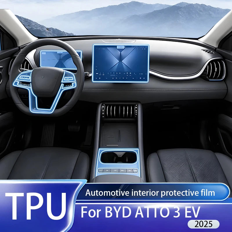 Fit for BYD ATTO 3 EV 2025 Clear TPU PPF Anti Scratch Speedometer Center Console Interior Repair Protective Sticker Kit
Fit for BYD ATTO 3 EV 2025 Clear TPU PPF Anti Scratch Speedometer Center Console Interior Repair Protective Sticker Kit