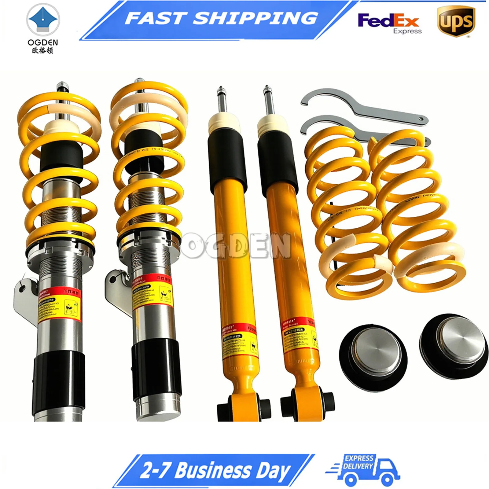 OGDEN Coilovers Suspension Kit for BMW 1 Series F20 / 2 Series F22 / 3 Series F30 F35 GT / 4 Series F32
OGDEN Coilovers Suspension Kit for BMW 1 Series F20 / 2 Series F22 / 3 Series F30 F35 GT / 4 Series F32