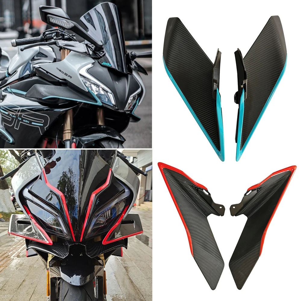 For CFMOTO CF450SR CF 450 SR 450SR Double Rocker Arm Motorcycle Front Side Downforce Naked Spoilers Fixed Winglet Fairing Wings
For CFMOTO CF450SR CF 450 SR 450SR Double Rocker Arm Motorcycle Front Side Downforce Naked Spoilers Fixed Winglet Fairing Wings