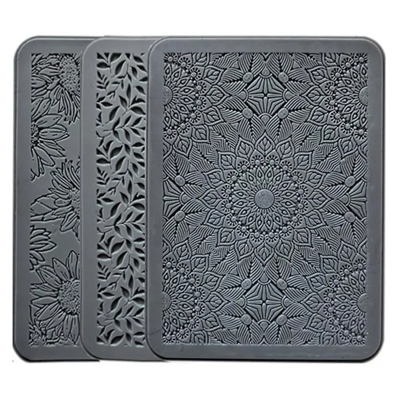 【ORNAMENT】Professional Design For Polymer Clay Jewelry Silicone Texture Transfer Pads-3-Pack Enhancement For Crafting
【ORNAMENT】Professional Design For Polymer Clay Jewelry Silicone Texture Transfer Pads-3-Pack Enhancement For Crafting