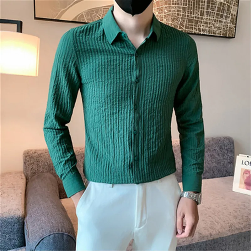 Streetwear Shirts Korean Mens Designer Clothes Camisa Solid Color Shirt Men Long Sleeve Casual Blouses Male New Vestido Spring
Streetwear Shirts Korean Mens Designer Clothes Camisa Solid Color Shirt Men Long Sleeve Casual Blouses Male New Vestido Spring
