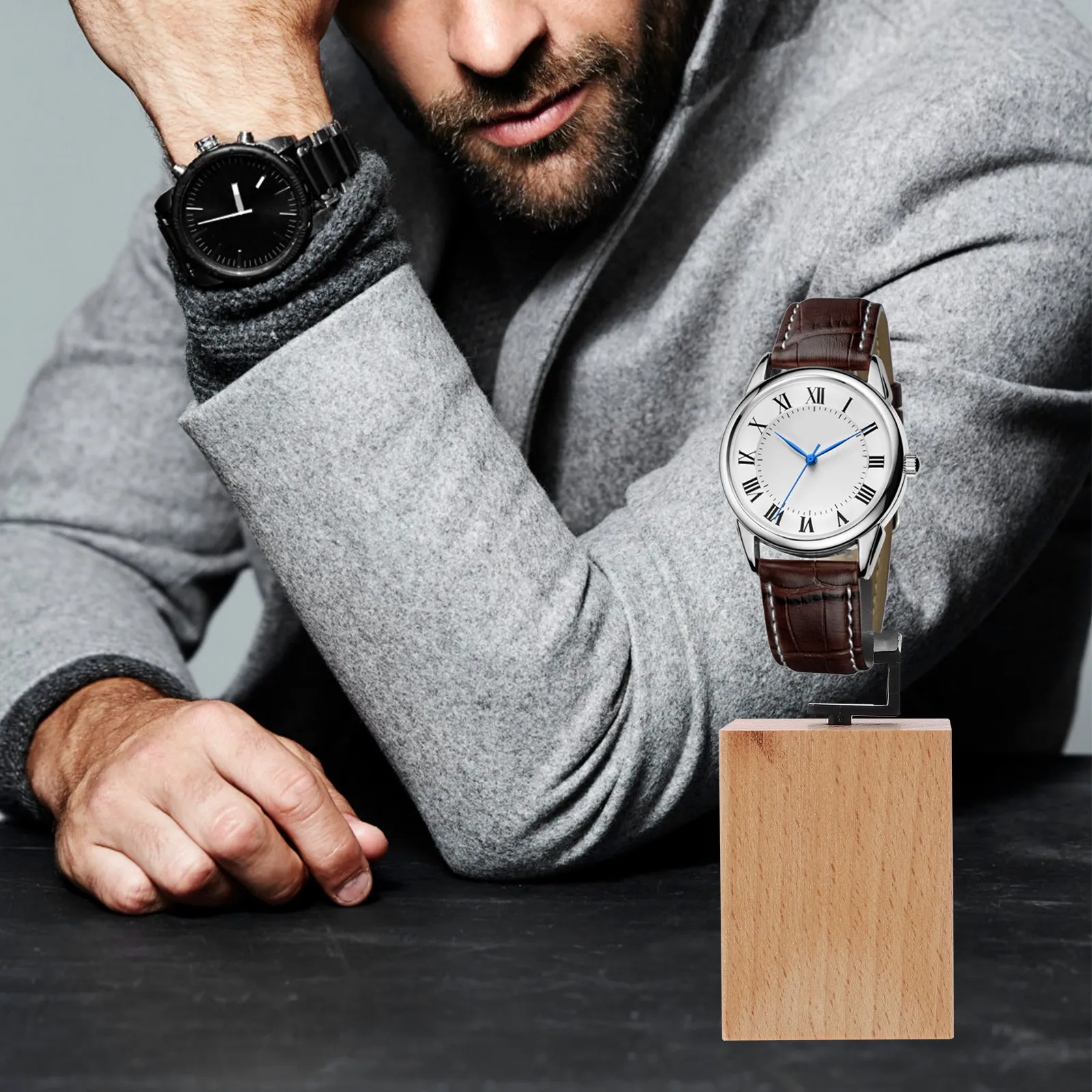 1Pcs Natural Beech Watch Display Stand Premium Jewelry Storage Base for Watches Bracelets Hand Jewelry Home Office Retail
1Pcs Natural Beech Watch Display Stand Premium Jewelry Storage Base for Watches Bracelets Hand Jewelry Home Office Retail