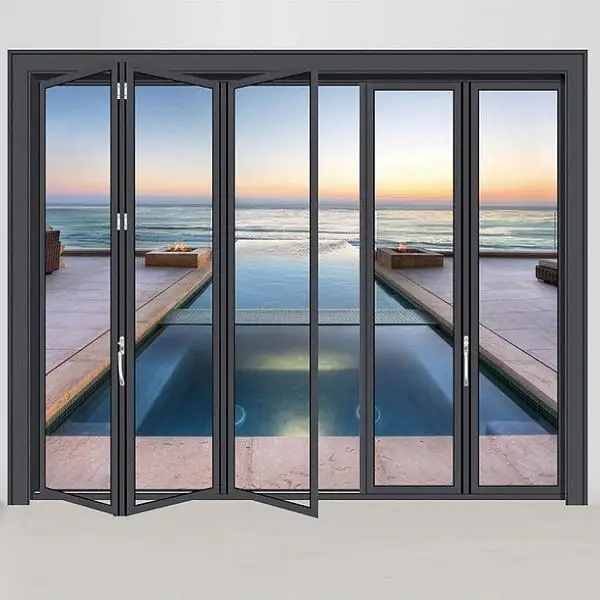 Household Tempered Glass Balcony Double Door Anodized Aluminum Frame Accordion Folding Doors Living Room Partition Folding Doors
Household Tempered Glass Balcony Double Door Anodized Aluminum Frame Accordion Folding Doors Living Room Partition Folding Doors