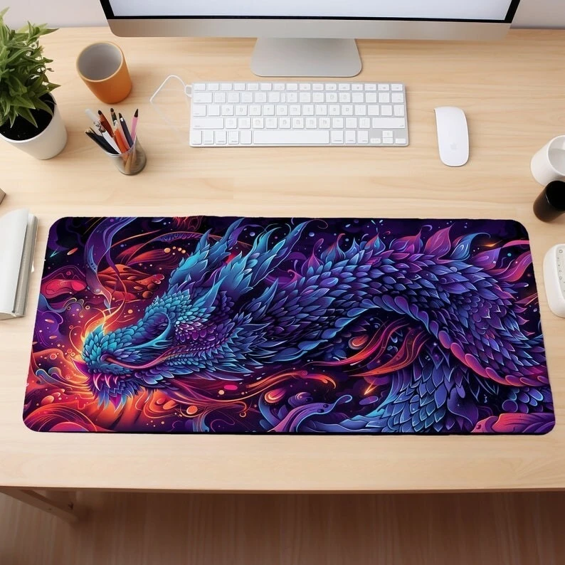 Игровой коврик для мыши Purple Dragon, большое расширение для игровых офисных аксессуаров, коврики для рабочего стола с прошитыми краями, бесконечные геймерские коврики
Игровой коврик для мыши Purple Dragon, большое расширение для игровых офисных аксессуаров, коврики для рабочего стола с прошитыми краями, бесконечные геймерские коврики