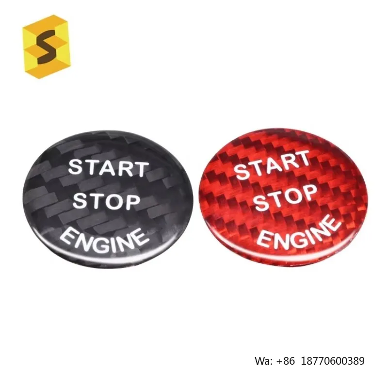 ES Carbon Fiber Start/Stop Engine Button Interior Accessories for BMW Car
ES Carbon Fiber Start/Stop Engine Button Interior Accessories for BMW Car