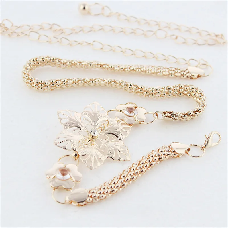 Belt Women's Lady Fashion Metal Chain Gold Color Belt Body Chain Elegant Unique Fashion High Quality Female Dress Decor Belts
Belt Women's Lady Fashion Metal Chain Gold Color Belt Body Chain Elegant Unique Fashion High Quality Female Dress Decor Belts