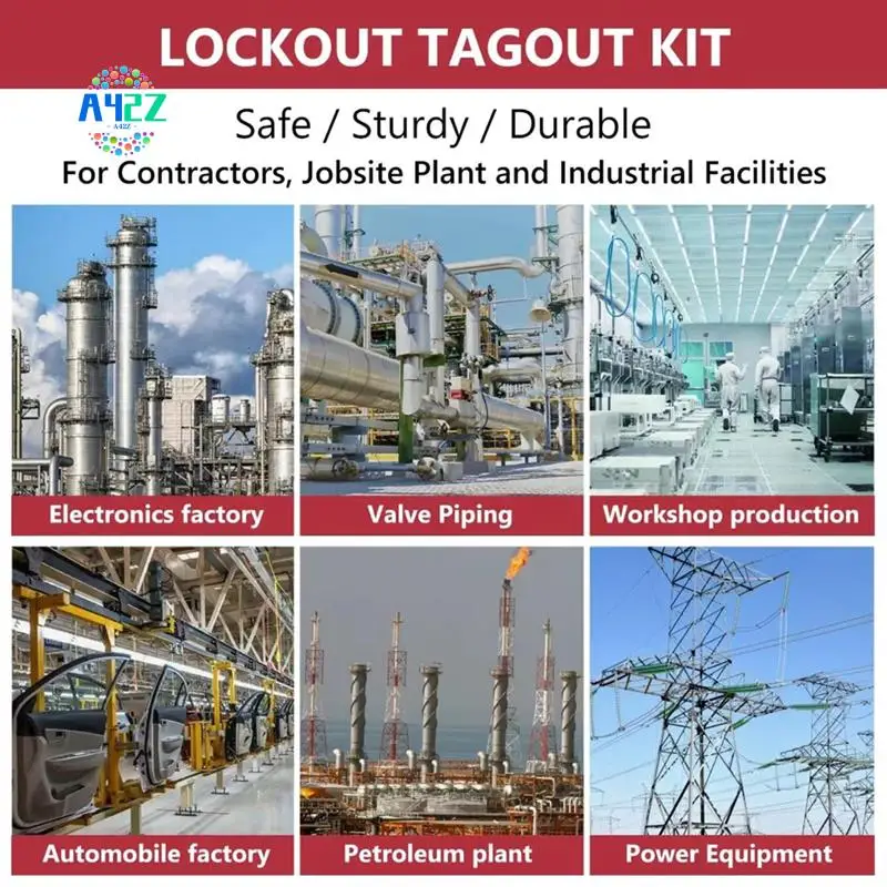 A42Z-56 шт. комплект блокировки Tagout безопасный электрический с зажимной блокировкой автоматического выключателя, для электрических/промышленных/механических устройств
A42Z-56 шт. комплект блокировки Tagout безопасный электрический с зажимной блокировкой автоматического выключателя, для электрических/промышленных/механических устройств