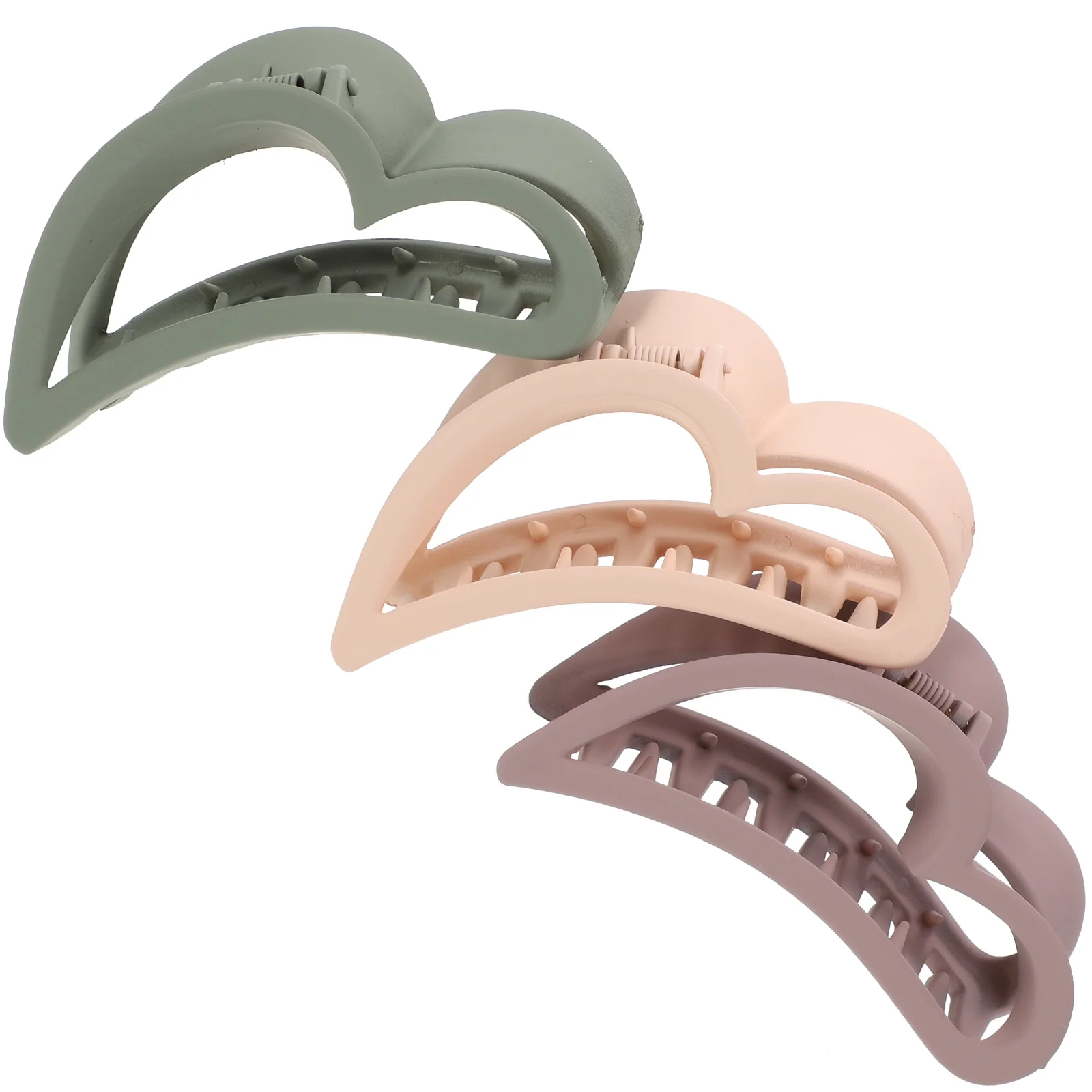 3pcs Shark Clip Claw Plastic Heart Hairpin Claw Hair Clips Clips for Women Hair Styles Everyday Use Smooth Surface
3pcs Shark Clip Claw Plastic Heart Hairpin Claw Hair Clips Clips for Women Hair Styles Everyday Use Smooth Surface