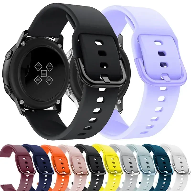 20mm 22mm Silicone Band For Samsung Galaxy Watch 3 41mm 45mm Active 2 Gear 3 Bracelet Galaxy Watch 5/4 40 44mm Watch 5 Pro 45mm
20mm 22mm Silicone Band For Samsung Galaxy Watch 3 41mm 45mm Active 2 Gear 3 Bracelet Galaxy Watch 5/4 40 44mm Watch 5 Pro 45mm