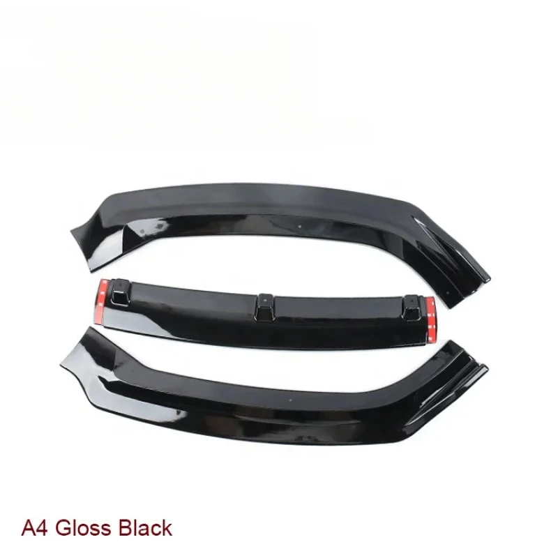 High Quality Gloss Black ABS Front Bumper Spoiler Wing for A3 A4 A5 A6 2017-2019
High Quality Gloss Black ABS Front Bumper Spoiler Wing for A3 A4 A5 A6 2017-2019