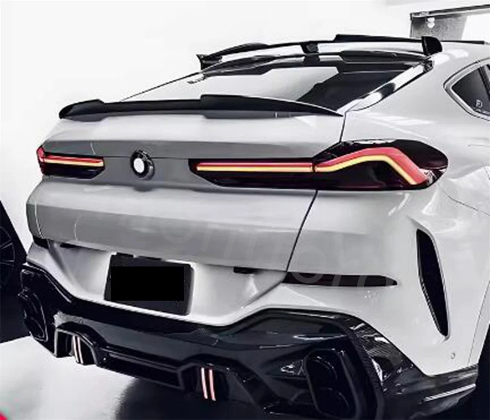 Глянцевый черный Задний спойлер из АБС-пластика для BMW X6 G06 & X6M F96 DA 2020-2024
Глянцевый черный Задний спойлер из АБС-пластика для BMW X6 G06 & X6M F96 DA 2020-2024