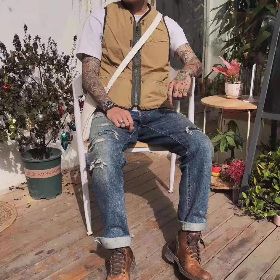 VISVIM Fil Contrary Dept Vest: Японский ретро-жилет из овечьего бархата с эффектом грязевого окрашивания, лимитированная серия, свободный крой, молодежный тренд, зимнее длинное пальто
VISVIM Fil Contrary Dept Vest: Японский ретро-жилет из овечьего бархата с эффектом грязевого окрашивания, лимитированная серия, свободный крой, молодежный тренд, зимнее длинное пальто