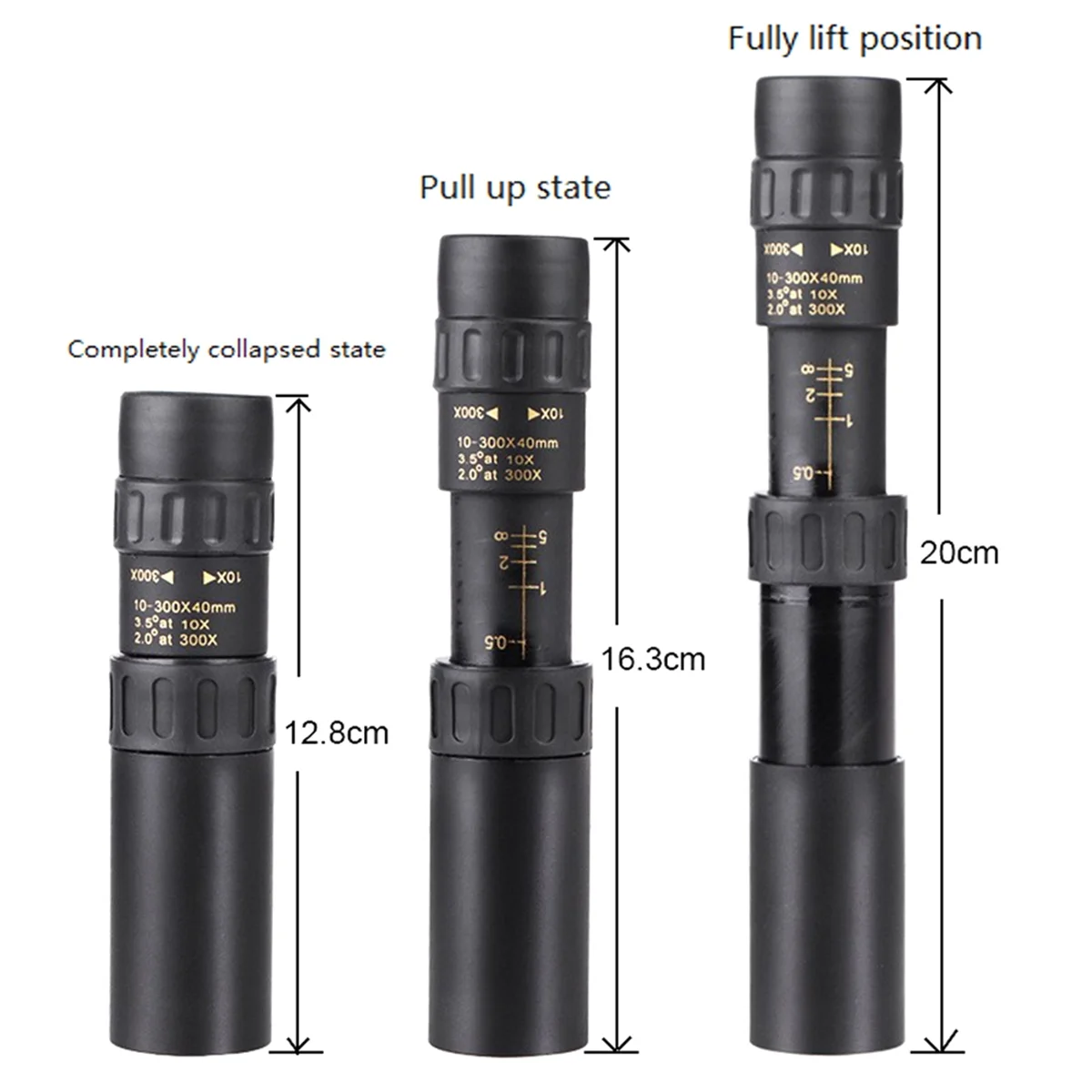 10-300X Zoom HD Portable Strong Binoculars Long Range Professional Spyglass Monocular Telescope Low Night Vision Black HOT
10-300X Zoom HD Portable Strong Binoculars Long Range Professional Spyglass Monocular Telescope Low Night Vision Black HOT
