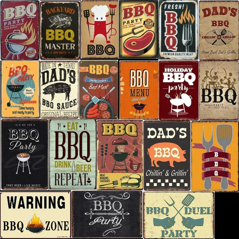 Metal Tin Sign BBQ Patio Decoration Grill Metal Signs Poster Wall Decor Design for Cafes Bar Pub Beer Club Wall Home Decor
Metal Tin Sign BBQ Patio Decoration Grill Metal Signs Poster Wall Decor Design for Cafes Bar Pub Beer Club Wall Home Decor