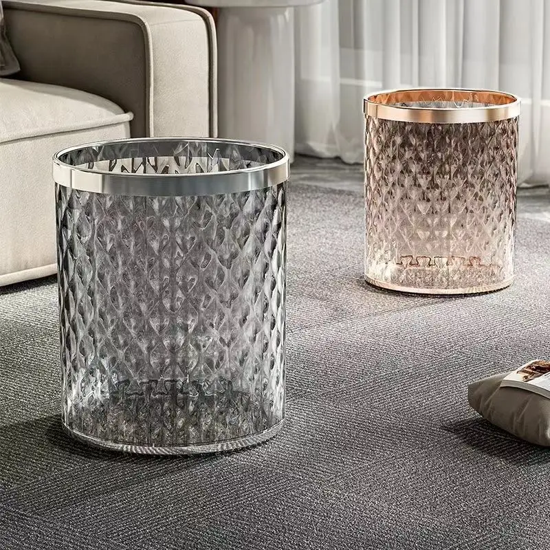 High-End Crystal Garbage Can Premium Luxurious Waste Basket Stylish Dustbin for Home Office Hotel Decorative Trash Bin
High-End Crystal Garbage Can Premium Luxurious Waste Basket Stylish Dustbin for Home Office Hotel Decorative Trash Bin