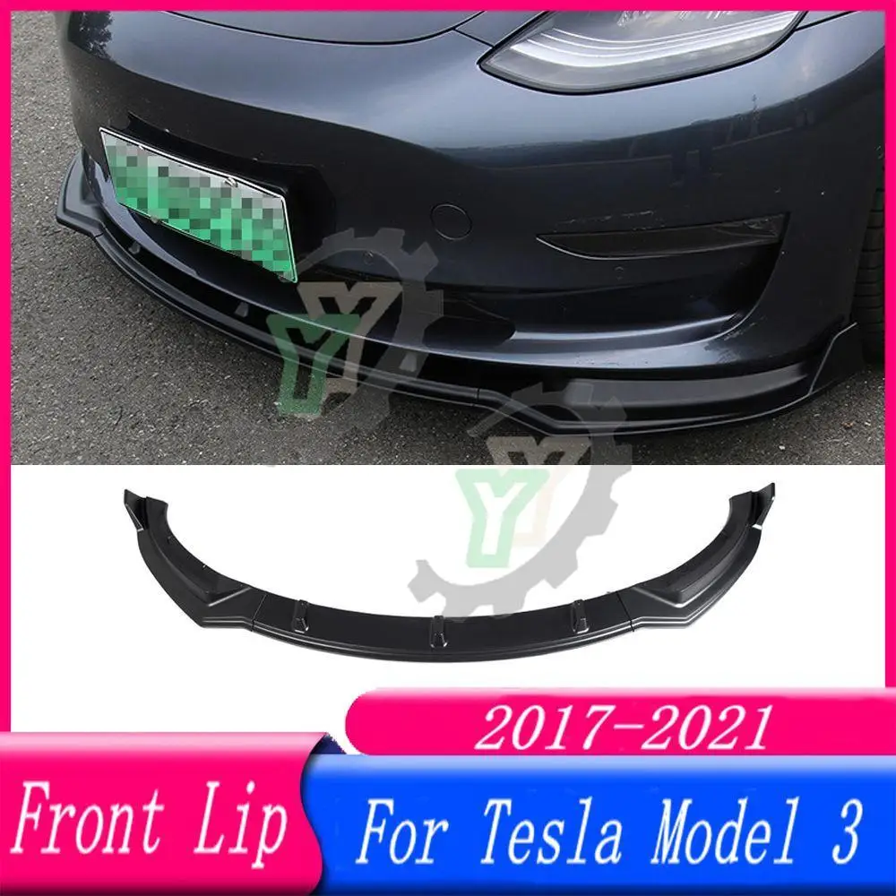 3PCS Car Front Bumper Lip Spoiler Splitter Diffuser Detachable Body Kit Cover Guard For Tesla Model 3 2017 2018 2019 2020 2021
3PCS Car Front Bumper Lip Spoiler Splitter Diffuser Detachable Body Kit Cover Guard For Tesla Model 3 2017 2018 2019 2020 2021