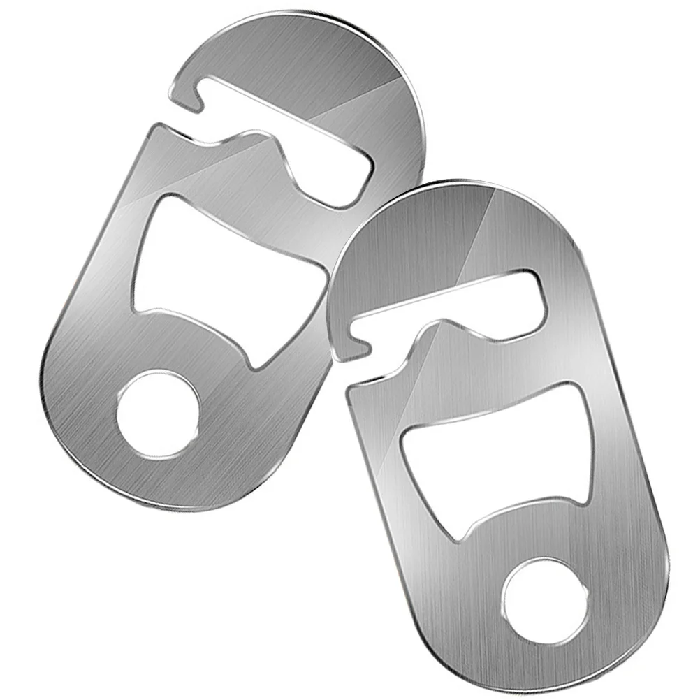 2 Pcs Tent Canopy Accessories Stainless Steel Buckles Rope Fasteners Anti Slide Camping Gear Windproof
2 Pcs Tent Canopy Accessories Stainless Steel Buckles Rope Fasteners Anti Slide Camping Gear Windproof
