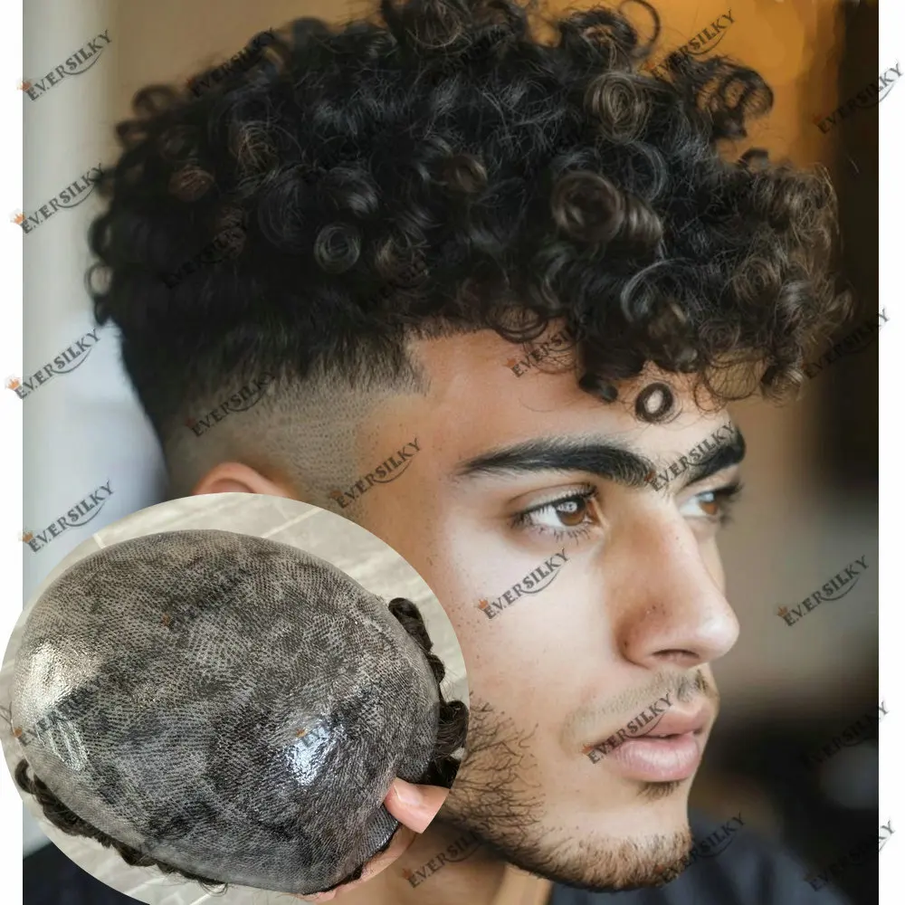 18mm Afro Curly Men's Capillary Prosthesis Toupee Curly Human Hair Prosthetic hair Male Durable Thin Skin PU Base Hair System
18mm Afro Curly Men's Capillary Prosthesis Toupee Curly Human Hair Prosthetic hair Male Durable Thin Skin PU Base Hair System