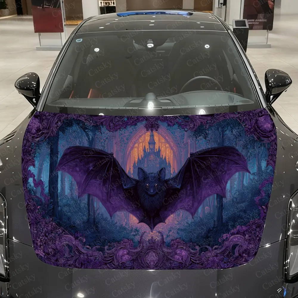 Winged Bat in Dark Purple Forest Car Vinyl Wrap, PVC Material Waterproof Car Hood Sticker, Self-Adhesive Scratch-Resistant Stick
Winged Bat in Dark Purple Forest Car Vinyl Wrap, PVC Material Waterproof Car Hood Sticker, Self-Adhesive Scratch-Resistant Stick
