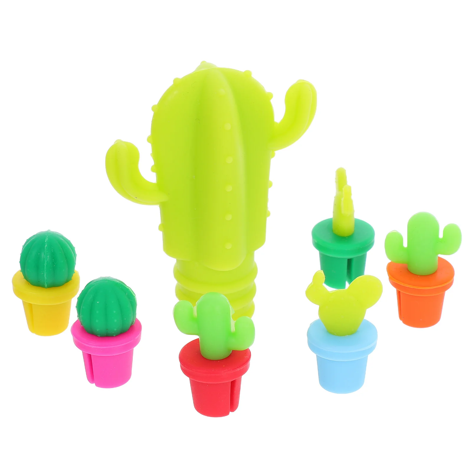 7Pcs Silicone Wine Bottle Stopper Cactus Shaped Airtight Seal Beverage Closure Bar Preservation Tool Dishwasher Safe
7Pcs Silicone Wine Bottle Stopper Cactus Shaped Airtight Seal Beverage Closure Bar Preservation Tool Dishwasher Safe
