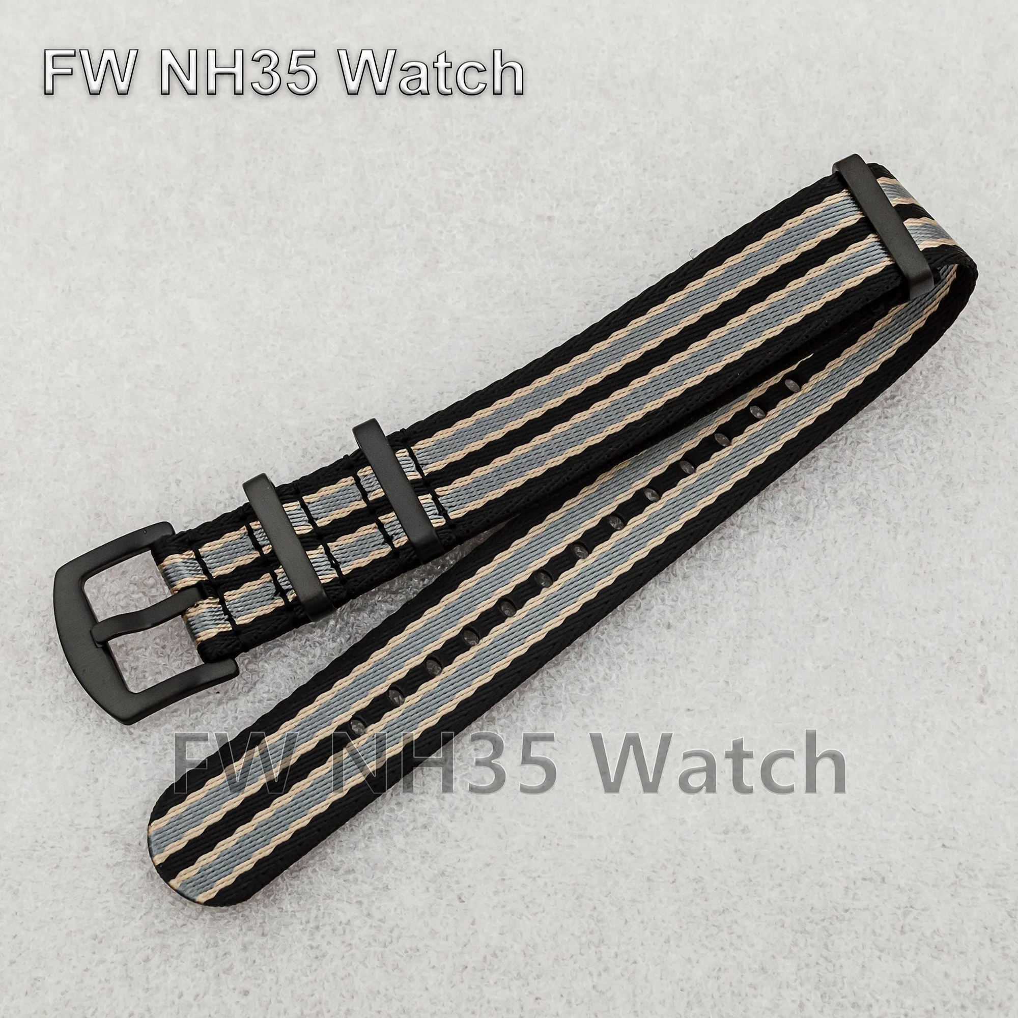 20mm Watch Strap for Seamaster 300 Premium Nylon Watch Band High Quality Unisex Belt Watch Bracelet DIY Watch Parts Replacements
20mm Watch Strap for Seamaster 300 Premium Nylon Watch Band High Quality Unisex Belt Watch Bracelet DIY Watch Parts Replacements