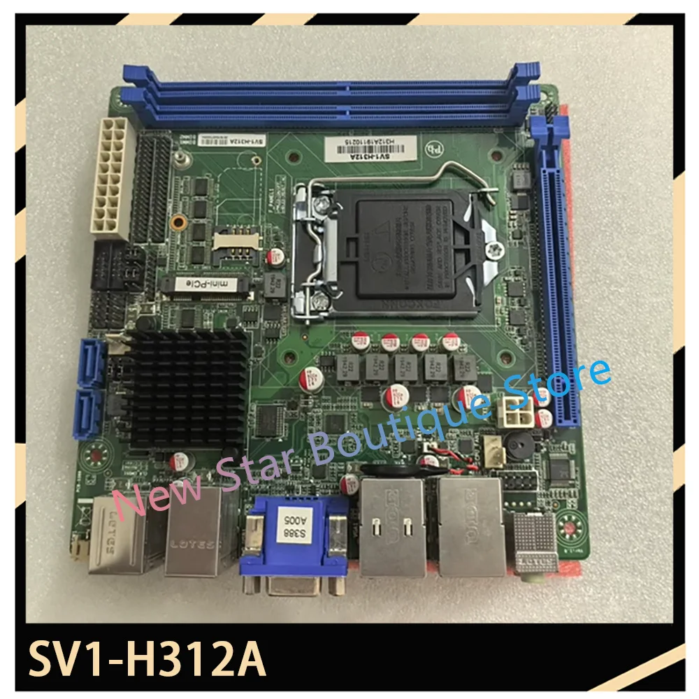 SV1-H312A ITX industrial control motherboard Supports 8th and 9th generation Core i3/i5/i7
SV1-H312A ITX industrial control motherboard Supports 8th and 9th generation Core i3/i5/i7