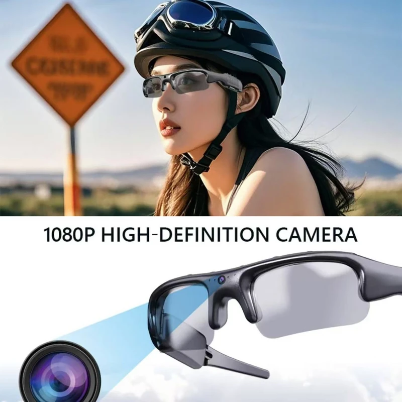 Camera Glasses Video Sunglasses 1080P Full HD Video Recording Shooting Camera Glasses for Cycling Driving Hiking Fishing Hunting
Camera Glasses Video Sunglasses 1080P Full HD Video Recording Shooting Camera Glasses for Cycling Driving Hiking Fishing Hunting