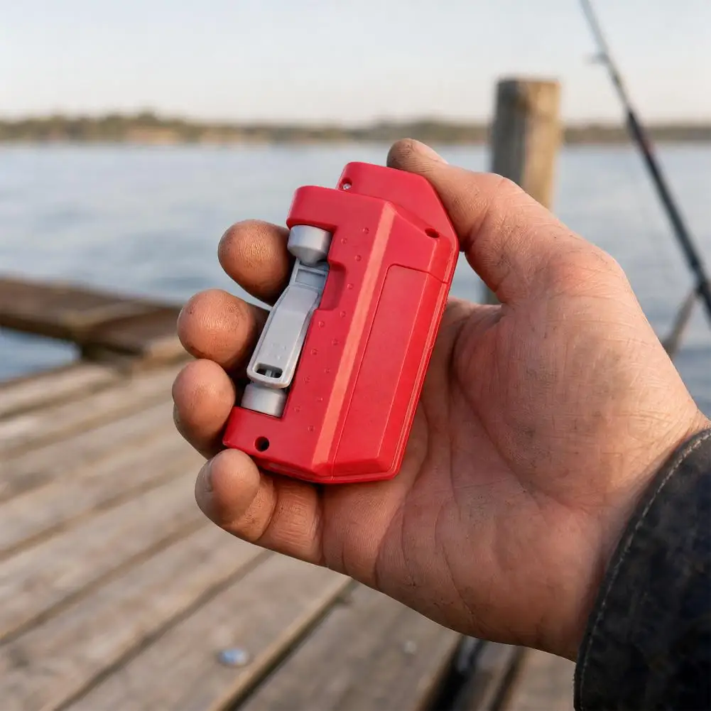 Automatic Fishing Knot Tying Tool, Portable Electric Lure GT Knotter Device, Quick Fishing GT Knotting Machine, Gift for Fishing
Automatic Fishing Knot Tying Tool, Portable Electric Lure GT Knotter Device, Quick Fishing GT Knotting Machine, Gift for Fishing