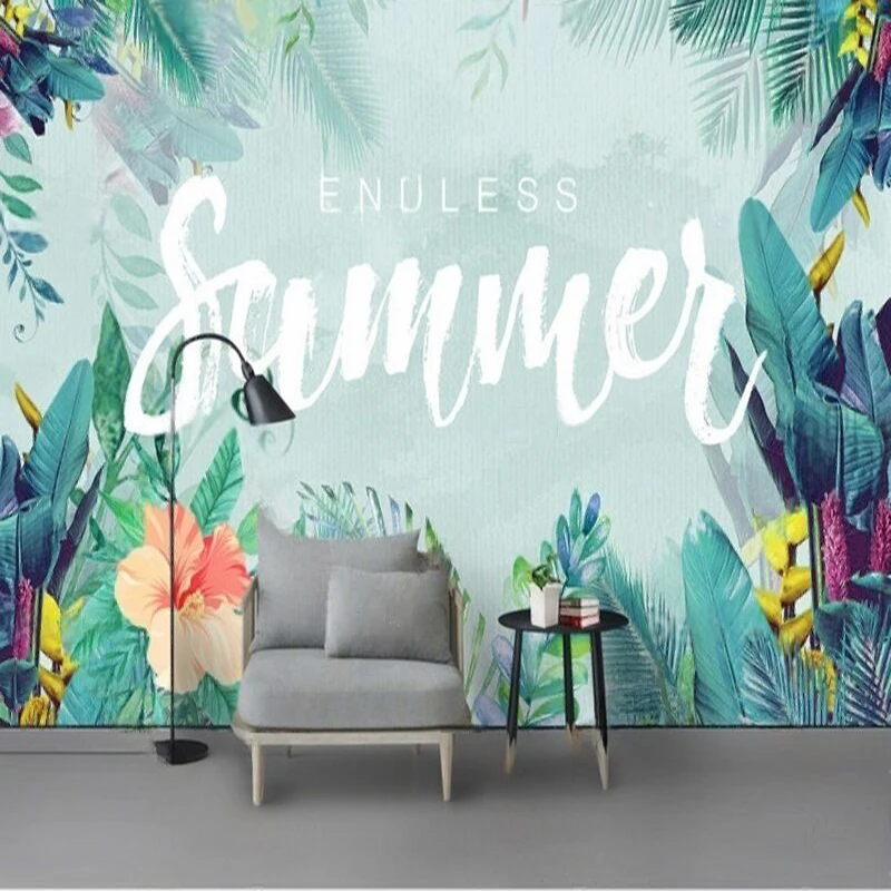 MU8976 Beautiful Nordic tropical plant and floral fashionable living room background wall
MU8976 Beautiful Nordic tropical plant and floral fashionable living room background wall