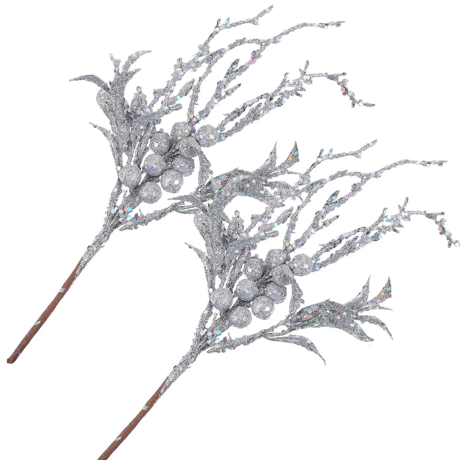 2 Pcs Christmas Tree Decoration Holiday Party Decorations Artificial Glitter Leaf Hanging Decorate Leaves Sprays Plastic Picks 
2 Pcs Christmas Tree Decoration Holiday Party Decorations Artificial Glitter Leaf Hanging Decorate Leaves Sprays Plastic Picks