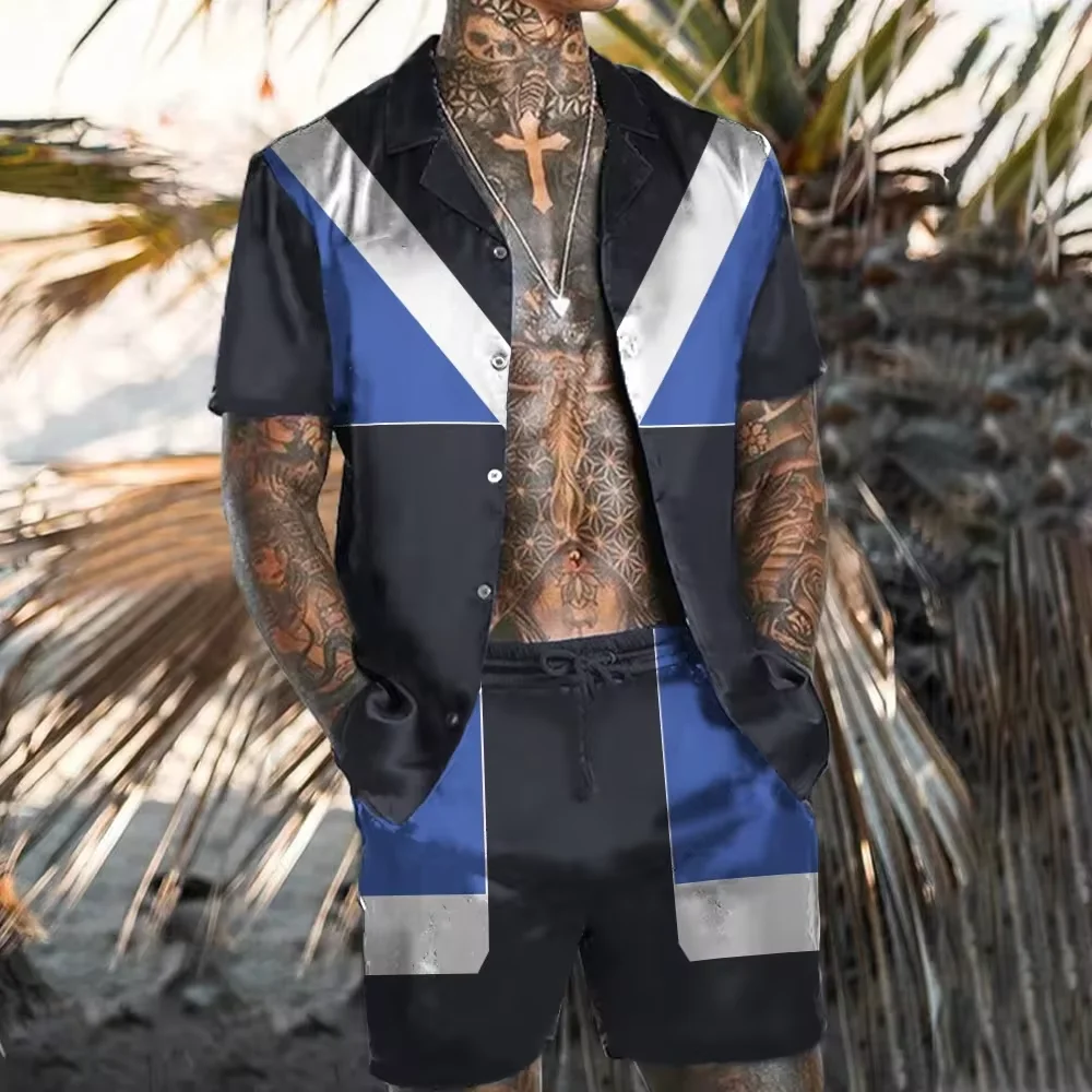 Летние гавайские рубашки, мужские комплекты из 2 предметов, повседневный гавайский костюм с 3D принтом для отпуска, винтажная рубашка с короткими рукавами и лацканами, комплект с шортами
Летние гавайские рубашки, мужские комплекты из 2 предметов, повседневный гавайский костюм с 3D принтом для отпуска, винтажная рубашка с короткими рукавами и лацканами, комплект с шортами