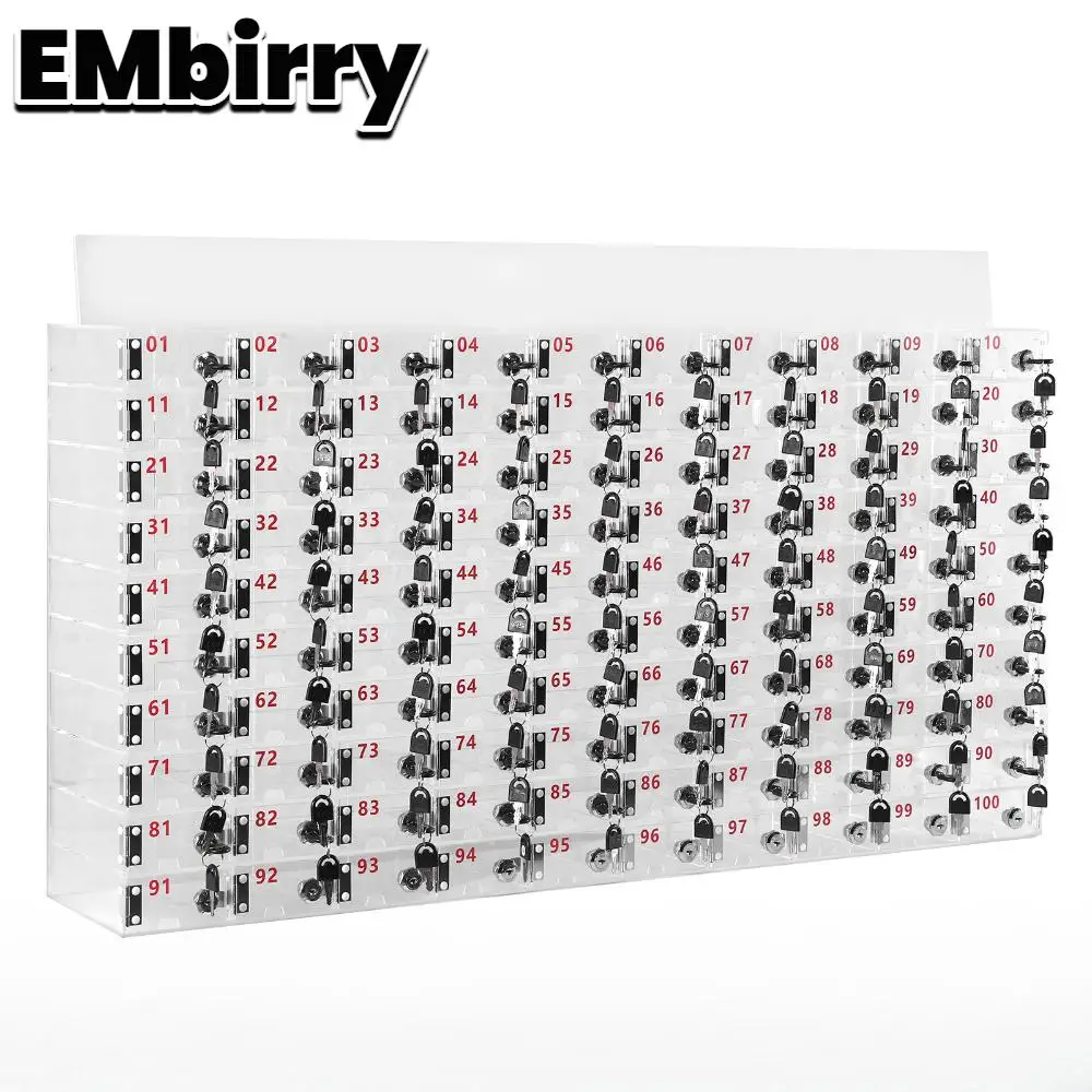 100 Slots Phone Storage Cabinet Clear Acrylic Mobile Phone Safe Deposit Box with Door Locks and Keys for Office Factory
100 Slots Phone Storage Cabinet Clear Acrylic Mobile Phone Safe Deposit Box with Door Locks and Keys for Office Factory