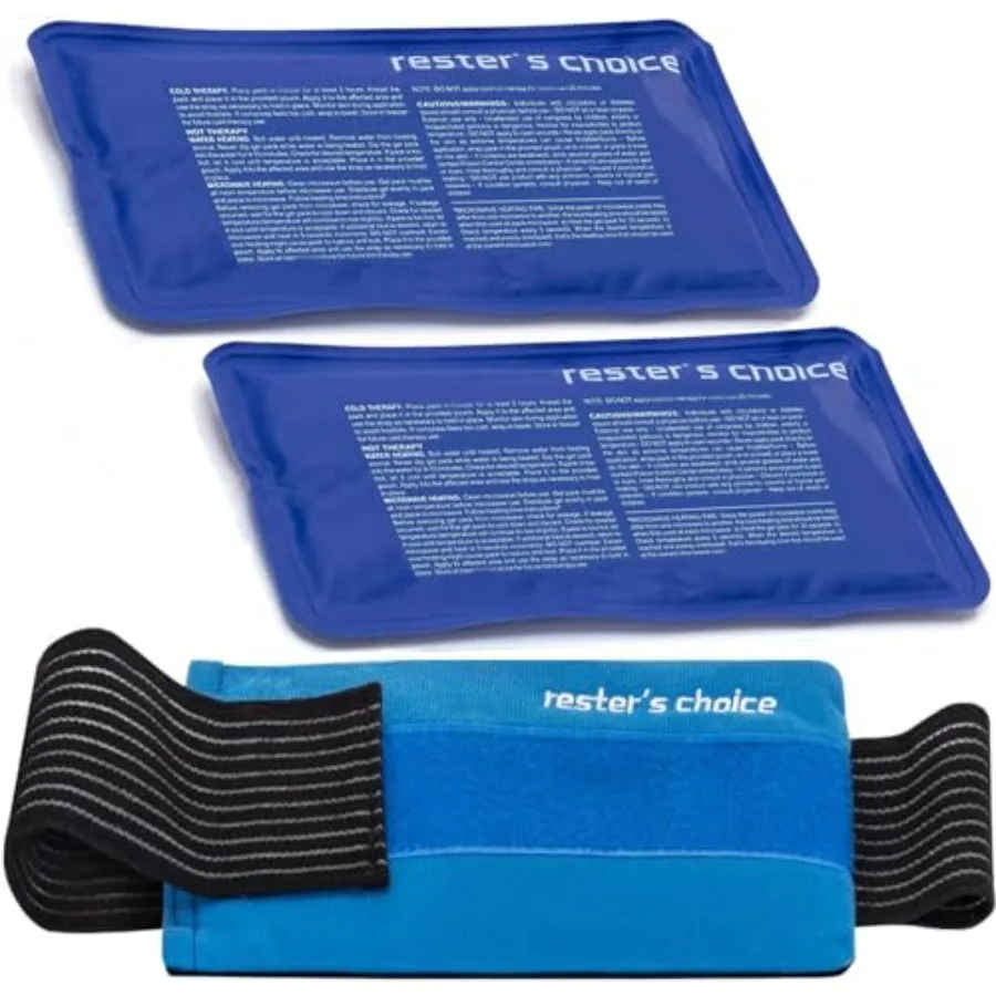 2 Soft Gel Ice Packs for Injuries Reusable with Extra Comfy Adjustable Cold Pack Wrap, Flexible Hot and Cold Compress
2 Soft Gel Ice Packs for Injuries Reusable with Extra Comfy Adjustable Cold Pack Wrap, Flexible Hot and Cold Compress