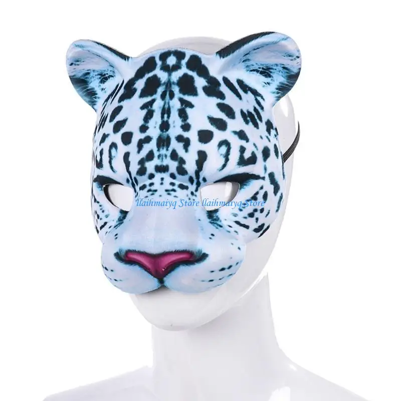 573B Snow Leopard Mask Half Face Mask Halloween Mask Masquerade Accessory For Adult
573B Snow Leopard Mask Half Face Mask Halloween Mask Masquerade Accessory For Adult