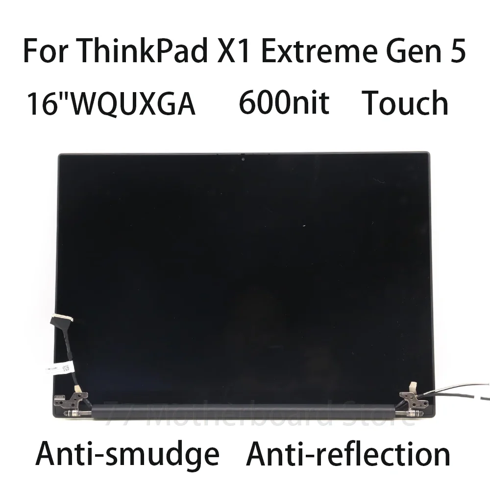 16" WQUXGA For Lenovo ThinkPad X1 Extreme Gen 5 Laptop LCD Touch,Anti-reflection,Anti-smudge,IPS,600nit,Color 5M11D12328
16" WQUXGA For Lenovo ThinkPad X1 Extreme Gen 5 Laptop LCD Touch,Anti-reflection,Anti-smudge,IPS,600nit,Color 5M11D12328