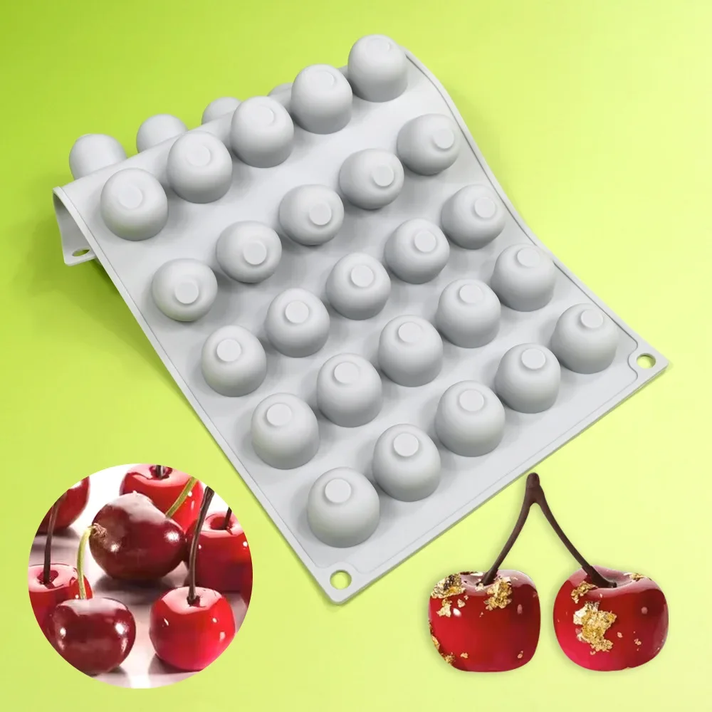 35 Cavity Cherry Mousse Mold Fondant Dessert Chocolate Decoration DIY Cheeses Cake Silicone Mold Kitchen Bakeware Accessories
35 Cavity Cherry Mousse Mold Fondant Dessert Chocolate Decoration DIY Cheeses Cake Silicone Mold Kitchen Bakeware Accessories