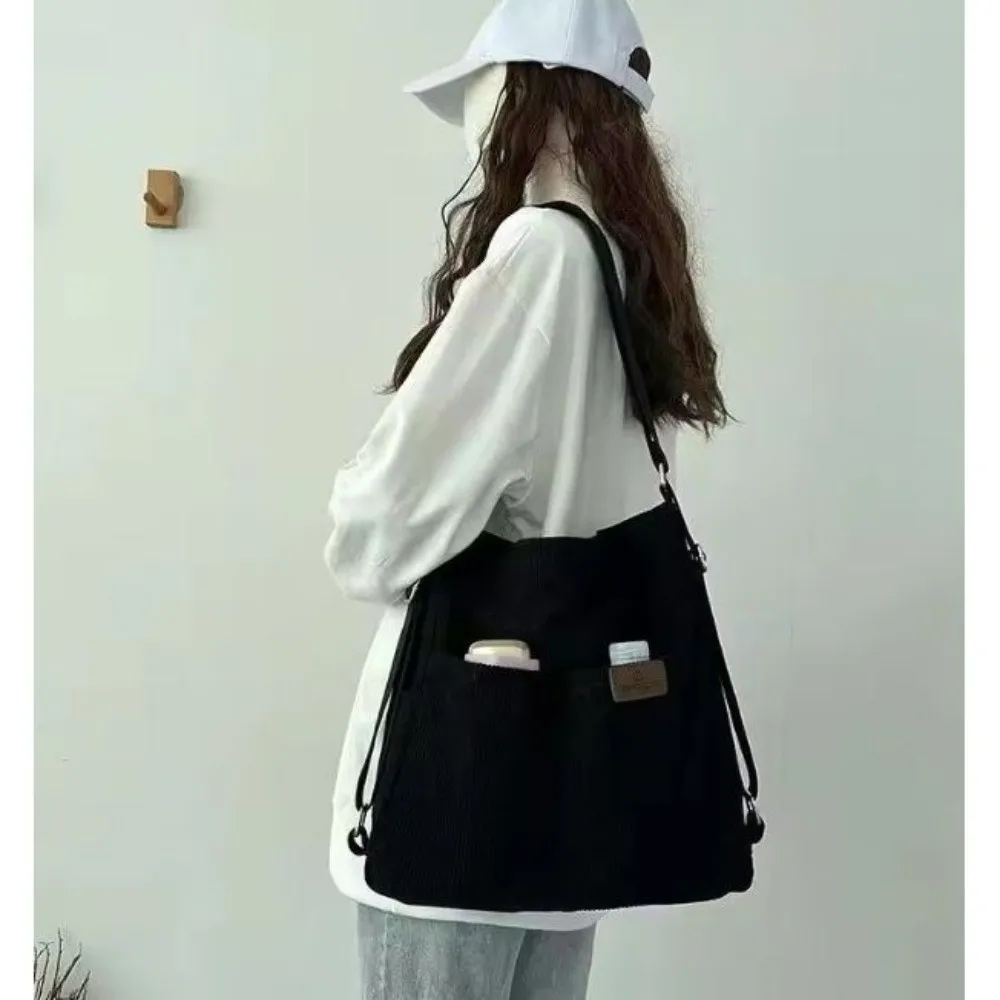 Creative Large Capacity Corduroy Tote Bag Vintage Casual Women Shoulder Bag Durable Multifunctional University College Bag Women
Creative Large Capacity Corduroy Tote Bag Vintage Casual Women Shoulder Bag Durable Multifunctional University College Bag Women