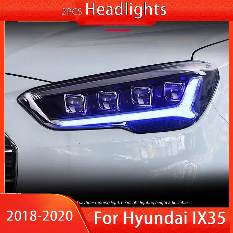 Передняя фара для Hyundai IX35 светодиодный фары 2018-2020 фары IX35 DRL сигнал поворота фары дальнего света ангельские глазки
Передняя фара для Hyundai IX35 светодиодный фары 2018-2020 фары IX35 DRL сигнал поворота фары дальнего света ангельские глазки