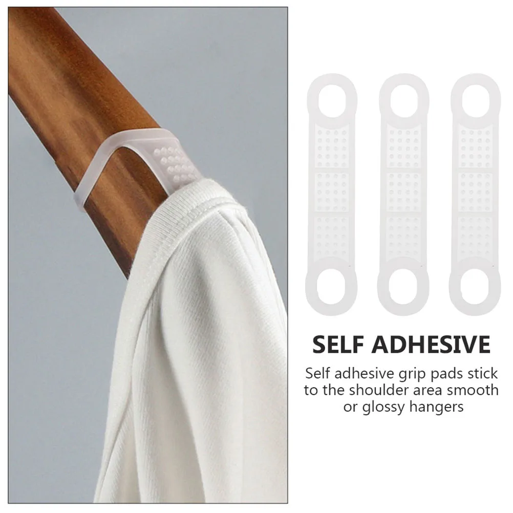 60pcs Anti Slip Silicone Self Adhesive Hanger Strips Non Slip Tape Smooth Wooden Hangers Clothes Holder Anti
60pcs Anti Slip Silicone Self Adhesive Hanger Strips Non Slip Tape Smooth Wooden Hangers Clothes Holder Anti
