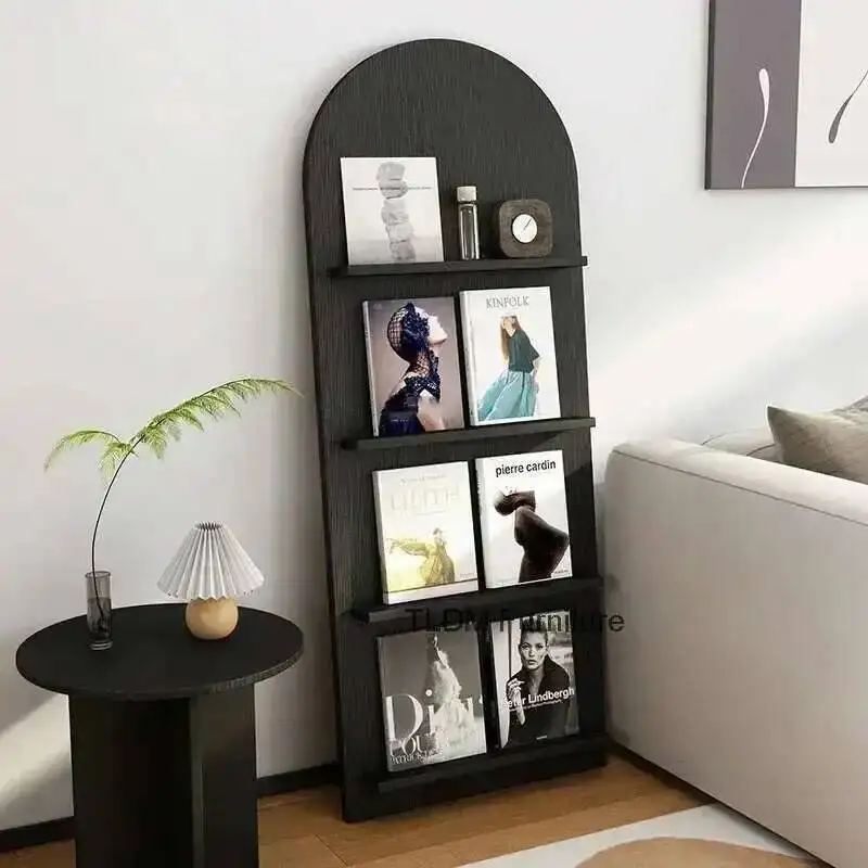 Living Designer Magazine Rack Arched Bookshelf Creative Room Furniture Retro Solid Wood Bookcases Home Storage Organizer Display
Living Designer Magazine Rack Arched Bookshelf Creative Room Furniture Retro Solid Wood Bookcases Home Storage Organizer Display