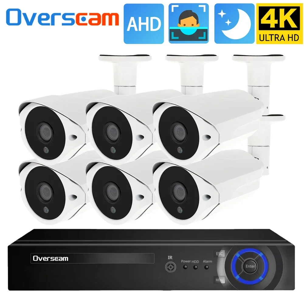 8MP 4K CCTV Camera System Face Detection DVR AHD Cameras Video Surveillance 8CH 6 in 1 DVR Infrared Camera Security System Kit 
8MP 4K CCTV Camera System Face Detection DVR AHD Cameras Video Surveillance 8CH 6 in 1 DVR Infrared Camera Security System Kit