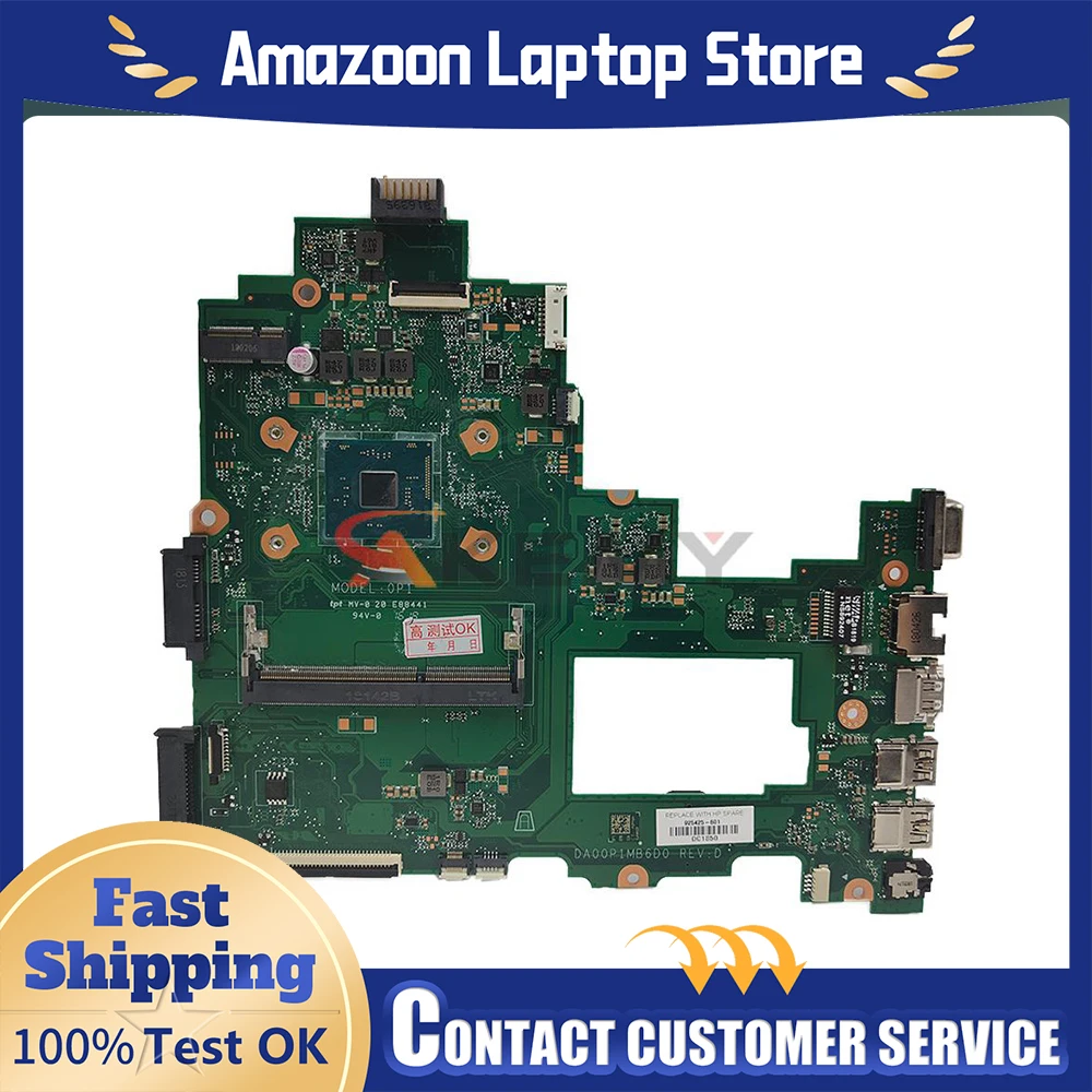 Материнская плата для ноутбука HP Pavilion 240-G6/14-BS DA00P1MB6D0 925425-001 925425-601 N3 240-G6 14-BS 100% протестировано, ОК
Материнская плата для ноутбука HP Pavilion 240-G6/14-BS DA00P1MB6D0 925425-001 925425-601 N3 240-G6 14-BS 100% протестировано, ОК