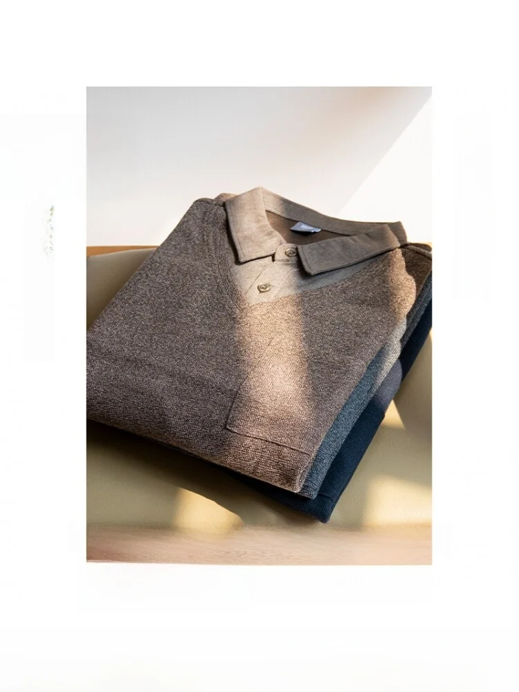 Loose Long Sve T-irt for Middle-Aged And ly Men Comfortable Breathable Polyester Fiber Casual Sle Autumn Faion
Loose Long Sve T-irt for Middle-Aged And ly Men Comfortable Breathable Polyester Fiber Casual Sle Autumn Faion