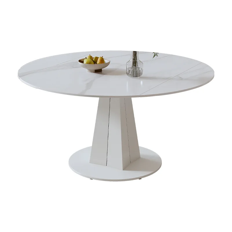 Cream wind rock slab dining table Household small apartment French folding dining table
Cream wind rock slab dining table Household small apartment French folding dining table