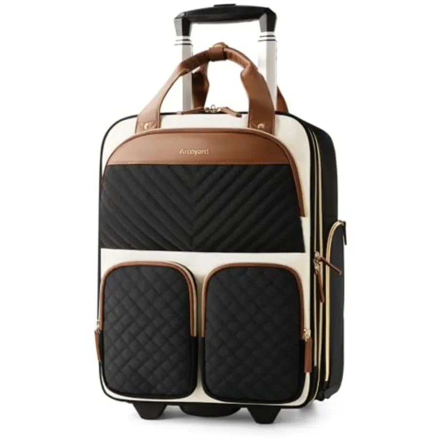 Underseat carry-on luggage with wheels for airplane travel, durable polyester fabric in charcoal gray, featuring TSA-friendly d
Underseat carry-on luggage with wheels for airplane travel, durable polyester fabric in charcoal gray, featuring TSA-friendly d