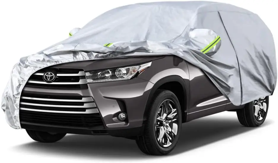Custom Fit SUV Car Cover for Toyota Highlander 2007-2025, Waterproof All Weather Protection with Zipper Door
Custom Fit SUV Car Cover for Toyota Highlander 2007-2025, Waterproof All Weather Protection with Zipper Door