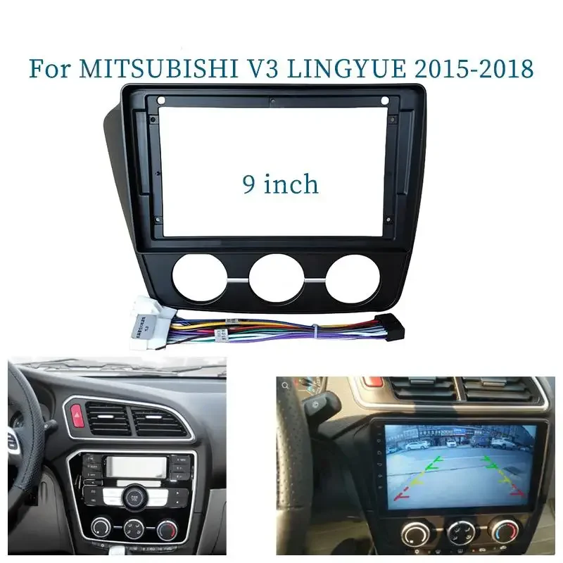 9 Inch Car Multimedia Frame Car Audio Radio Frame Dashboard Fitting Panel For MITSUBISHI V3 LINGYUE 2015-2018
9 Inch Car Multimedia Frame Car Audio Radio Frame Dashboard Fitting Panel For MITSUBISHI V3 LINGYUE 2015-2018