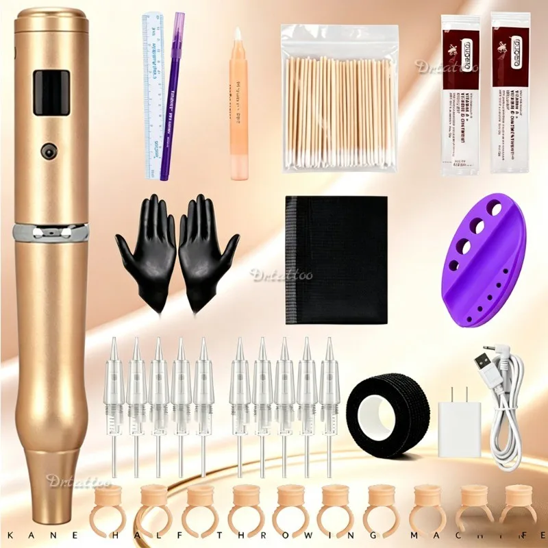Wireless Digital Eyebrow Tattoo Machine Pen Kit P1 Permanent Makeup Major Tattoo Set Lips Microblading Tattoo Machine Supplies
Wireless Digital Eyebrow Tattoo Machine Pen Kit P1 Permanent Makeup Major Tattoo Set Lips Microblading Tattoo Machine Supplies
